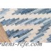 Novogratz By Momeni California Laguna Hand-Woven Cotton Blue Area Rug NMOM1097